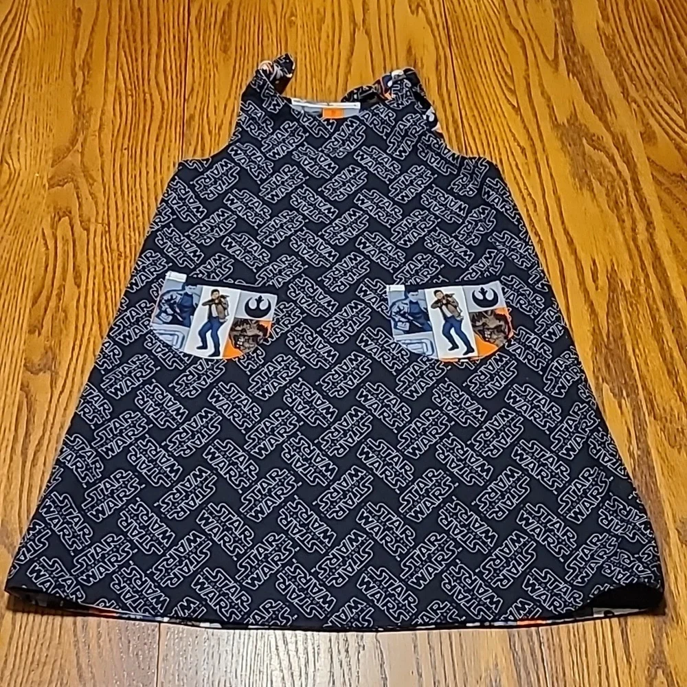 Star Wars Reversible Dress - Handmade - Girl's Medium